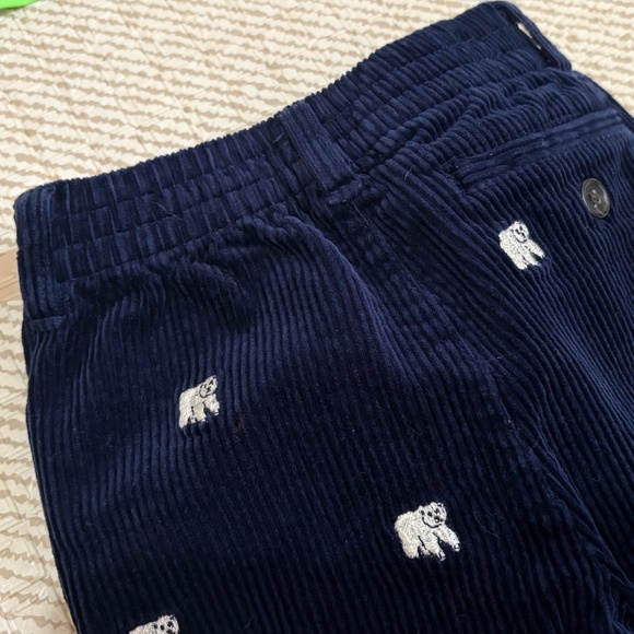 Ralph Lauren Corduroy Baby Trousers with Polar Bears - Picture 3 of 4